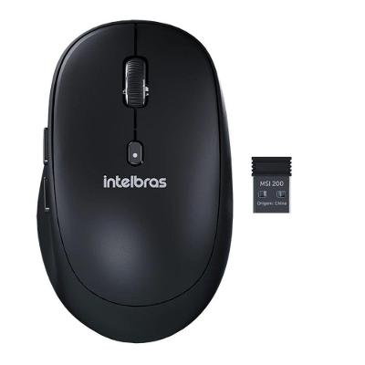 Mouse Intelbras Msi200 Sem Fio Preto