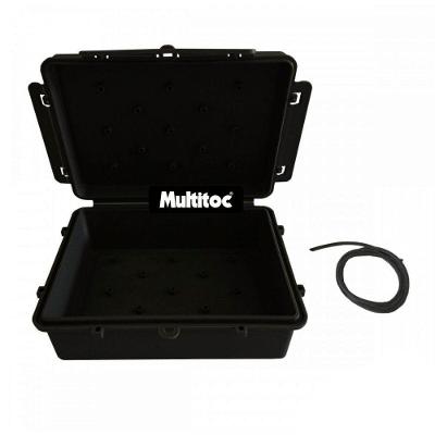 Caixa Hermética Multitoc Preta 14,5×10,5×7,0 Completa