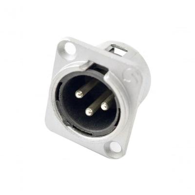 Plug Xlr Santo Angelo Painel Macho Níquel