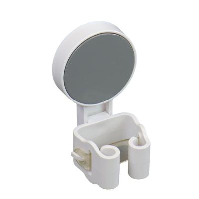 Organizador Prático De Parede Para Cabos E Vassouras Em Plástico Branco