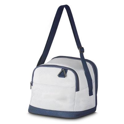 Bolsa Térmica Compacta 8l Para Marmitas Com Alça Azul - Ideal Para Transporte E Viagens
