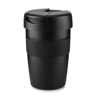 Copo Térmico All Black 400ml: Acompanhe Suas Bebidas Quentes E Frias Com Estilo!