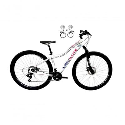 Bicicleta Aro 29 Absolute Hera Feminina Alumínio 21v Freio Hidraulico Garfo Suspensão Mtb branco Tam: 15