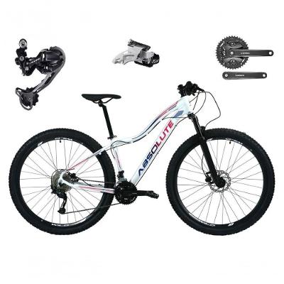 Bicicleta Aro 29 Absolute Hera Câmbios Shimano Deore E Altus 27v Freio Hidráulico K7 Garfo C-trava branco Tam: 15
