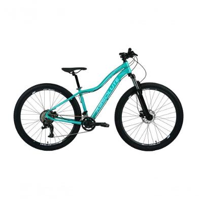 Bicicleta Aro 29 Absolute Hera Alumínio 2x9 Freios Hidráulicos K7 Garfo Com Trava 18v Mtb Verde Tam: 15