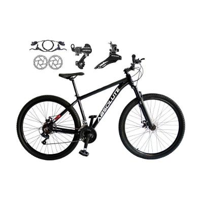Bicicleta Aro 29 Absolute Nero 5 Alumínio 21v Câmbios Shimano Freio A Disco Hidráulico Mtb preto Tam: 19