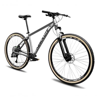 Bicicleta Aro 29 Absolute Nero 5 12v Hollowtech K7 Freio Hidráulico Garfo Trava No Guidão cinza Tam: 21