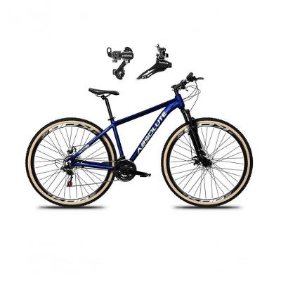Bicicleta Aro 29 Absolute Nero 5 Alumínio 24v Câmbios Shimano Freio A Disco Mountain Bike Azul Tam: 15