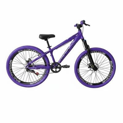 Bicicleta Aro 26 Gta Rebel Freeride Downhill Single Aros Vmaxx Freio A Disco Pneu Flame Roxo