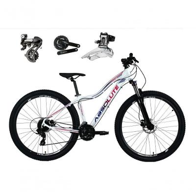 Bicicleta Aro 29 Absolute Hera Câmbios Shimano Altus 24v Alumínio Freio Hidráulico Garfo C-trava branco Tam: 17