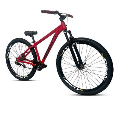 Bicicleta Aro 29 Absolute Nero 5 Freeride Single Freio Hidraulico Shimano Mt200 Garfo C-trava Rodas Vmaxx vermelho