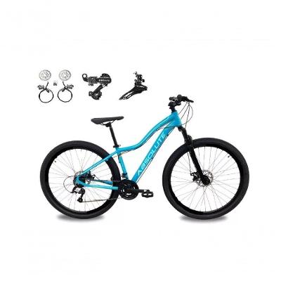 Bicicleta Feminina Aro 29 Absolute Hera 24v Cambios Shimano Freio Hidraulico Mtb Alumínio Azul Tam: 15