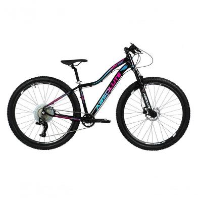 Bicicleta Aro 29 Absolute Hera 12v Freios A Disco Hidráulico Hollowtech K7 Garfo Trava No Guidão preto Tam: 15