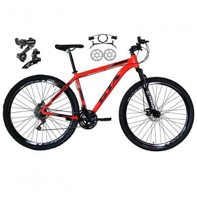 Bicicleta Aro 29 Gta Start Feminina Câmbios Shimano Freio Hidráulico 21v Mtb Alumínio vermelho Tam: 17