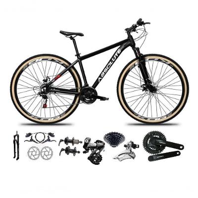 Bicicleta Aro 29 Absolute Nero 5 Câmbios Shimano Altus 24v Freio Hidráulico Garfo C-trava preto Tam: 15