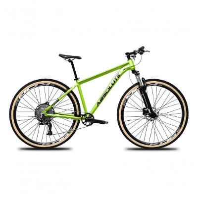 Bicicleta Aro 29 Absolute Nero 5 12v Hollowtech K7 Freio Hidráulico Garfo Trava No Guidão Verde Tam: 21