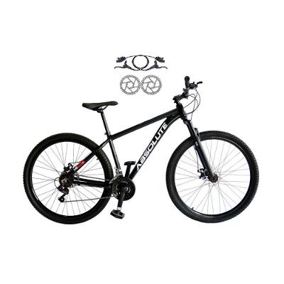 Bicicleta Aro 29 Absolute Nero 5 Alumínio 21v Freio Hidráulico Garfo Suspensão Mountain Bike preto Tam: 21