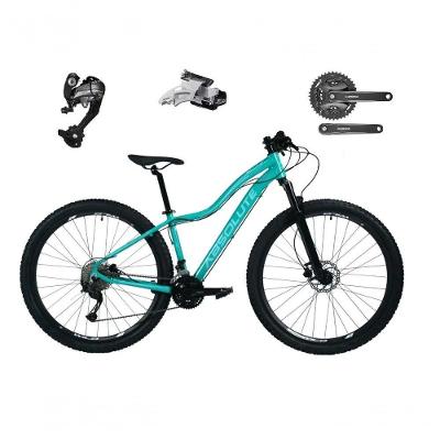 Bicicleta Aro 29 Absolute Hera Feminina Câmbios Shimano Altus 27v Freio Hidráulico K7 Garfo C-trava Verde Tam: 17