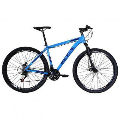 Bicicleta Aro 29 Gta Start Alumínio Mountain Bike 21v Freio A Disco Garfo Suspensão Azul Tam: 21
