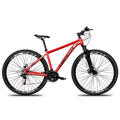 Bicicleta Aro 29 Absolute Nero 5 Alumínio 21v Freio A Disco Garfo Suspensão Mountain Bike vermelho Tam: 19