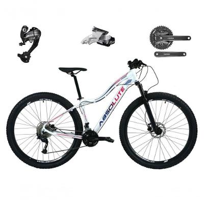 Bicicleta Aro 29 Absolute Hera Feminina Câmbios Shimano Altus 27v Freio Hidráulico K7 Garfo C-trava branco Tam: 15
