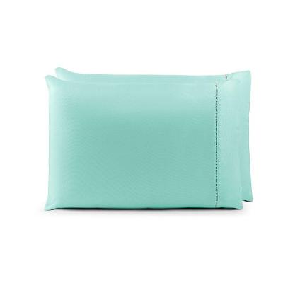 Par De Fronhas 70cm X 50cm 2 Peças Laura Toque Percal 400 Fios 100% Poliéster - Verdetiffany