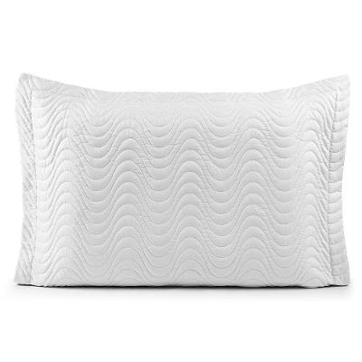 Porta Travesseiro Avulso 70cm X 50cm Com Debrum 1 Peça Laura Matelado Toque 400 Fios 100% Poliéster - Branco