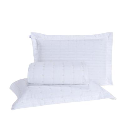 Kit Cobre Leito Casal Padrão 3 Peças Bordado Urbany Hipercal 400 Fios 100% Poliéster - Branco