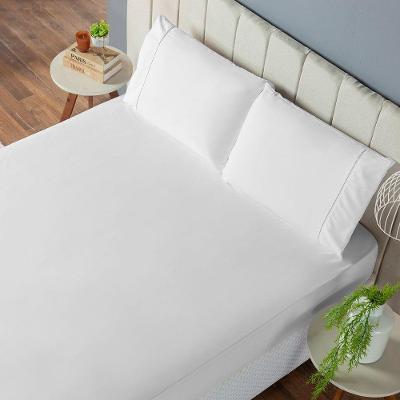 Jogo De Lençol Solteiro 2 Peças Laura 400 Fios 100% Poliéster - Branco