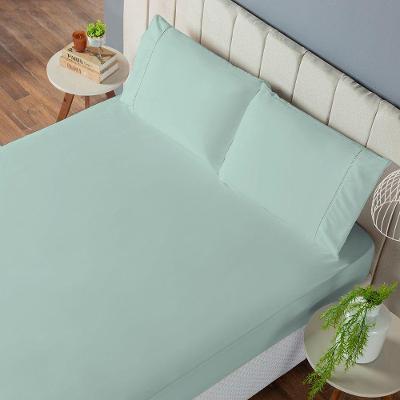 Jogo De Lençol Solteiro 2 Peças Laura 400 Fios 100% Poliéster - Verdetiffany