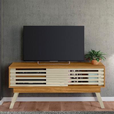 Rack Tv 65 Pol 150cm Bancada Para Sala Orlin Cumaru-opala M20 - D'rossi