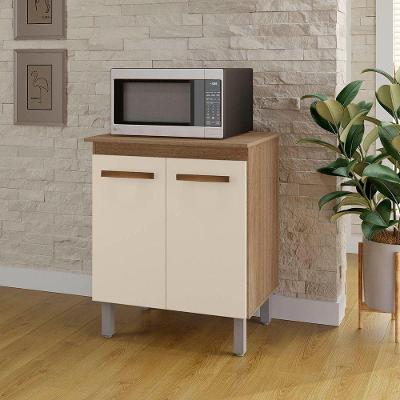 Armário Multiuso Lis 2 Portas Cozinha Mb1 Cor Savana Off White