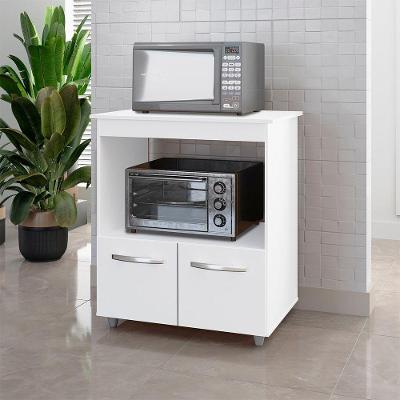 Armário Multiuso Lira 2 Portas Cozinha Mb1 Cor Branco Pc