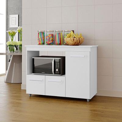 Armário Multiuso Bela 3 Portas Cozinha Mb1 Cor Branco