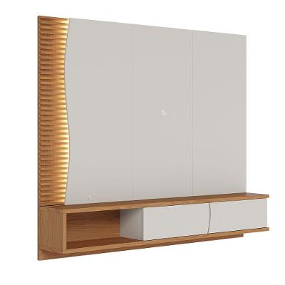 Home Suspenso Egeu 2 Portas Basculantes - Ssx Multicoisas Cor Off White Matte/freijo