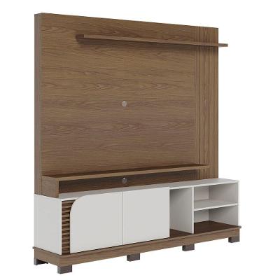 Home Jurere 180cm 2 Portas De Giro - Ssx Multicoisas Cor Amendoa/off White Matte