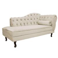 Diva Recamier Diana 160cm Lado Esquerdo Corano Bege - 1