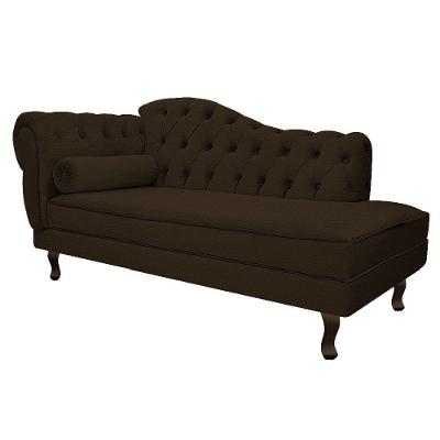 Diva Recamier Diana 160cm Lado Direito Corano Marrom