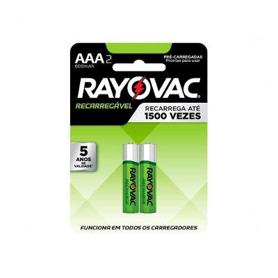 Pilha Recarregável Eco Aaa 600mah C-2