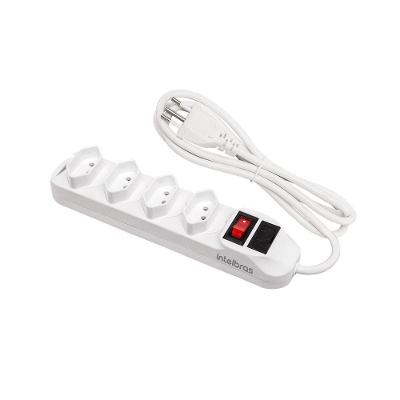 Protetor Eletrônico 4 Tomadas Branco