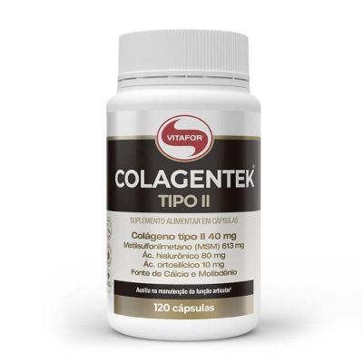 Colagentek Tipo Ii 120 Cápsulas 790mg Suplemento Para Articulações E Cartilagens