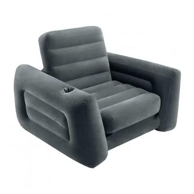 Poltrona Inflável Cama Luxo 2 Em 1 PVC Intex