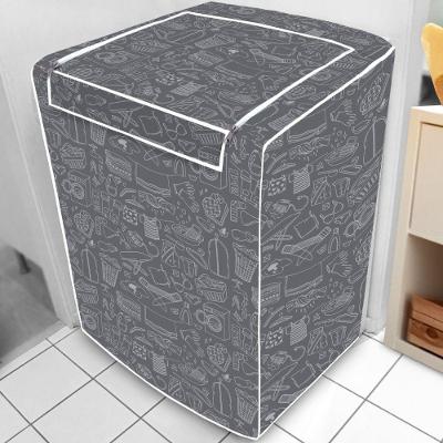 Capa Maquina De Lavar Abertura Superior Lavanderia Cinza Tamanho G