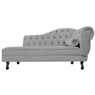 Diva Recamier Diana 160cm Lado Esquerdo Corano Cinza