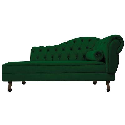 Diva Recamier Diana 160cm Lado Esquerdo Suede Verde