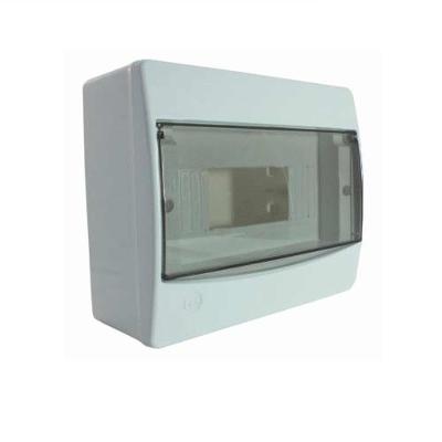 Cd De Sobrepor Para Disjuntor 9 Din - 6 Ul Fumê - Alt. 101mm Larg. 193mm Prof. 233mm