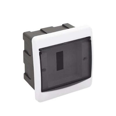 Cd De Embutir Para Disjuntor 5din - 3 Ul Fumê - Alt. 102mm X Larg. 146mm X Prof. 156mm