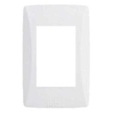 Espelho 4x2 3 Módulos Horizontal - Linha Petra - Mectronic