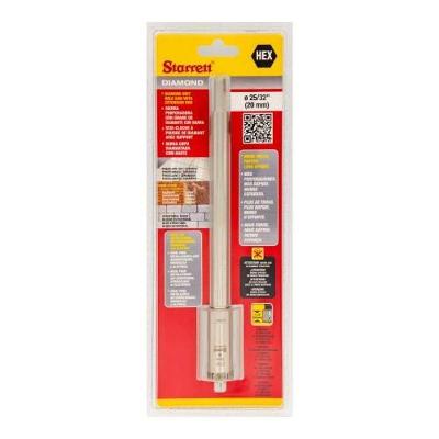 Serra Copo Diamantada 20mm X 25-32'' Starrett - Alta Performance Para Alvenaria E Porcelanatos