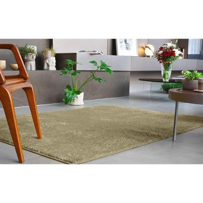 Tapete Sala Escritório Antiderrapante Silky Light Champanhe Sl-01 Titulos 2,00 X 2,50